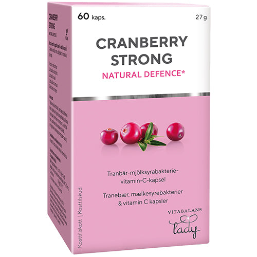 Cranberry Strong fra Vitabalans Lady