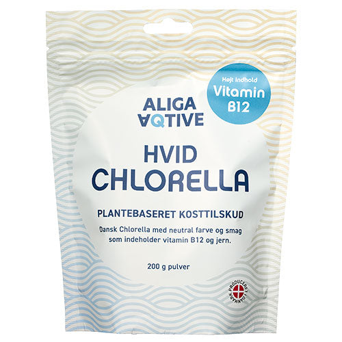 Hvid Chlorella pulver fra ALIGA AQTIVE