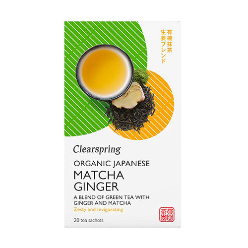 Grøn te m. Matcha & Ingefær Ø fra Clearspring