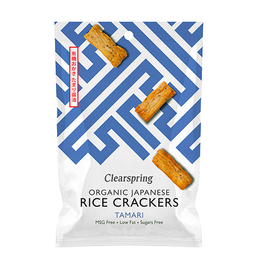 Rice Cracker Tamari Ø fra Clearspring