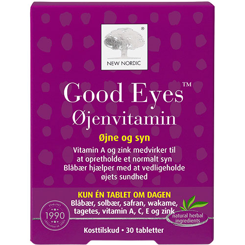 Good Eyes Øjenvitamin fra New Nordic
