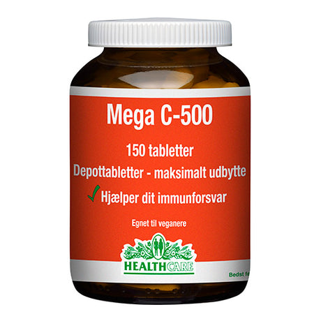 Mega C 500 mg HealthCare fra HealthCare