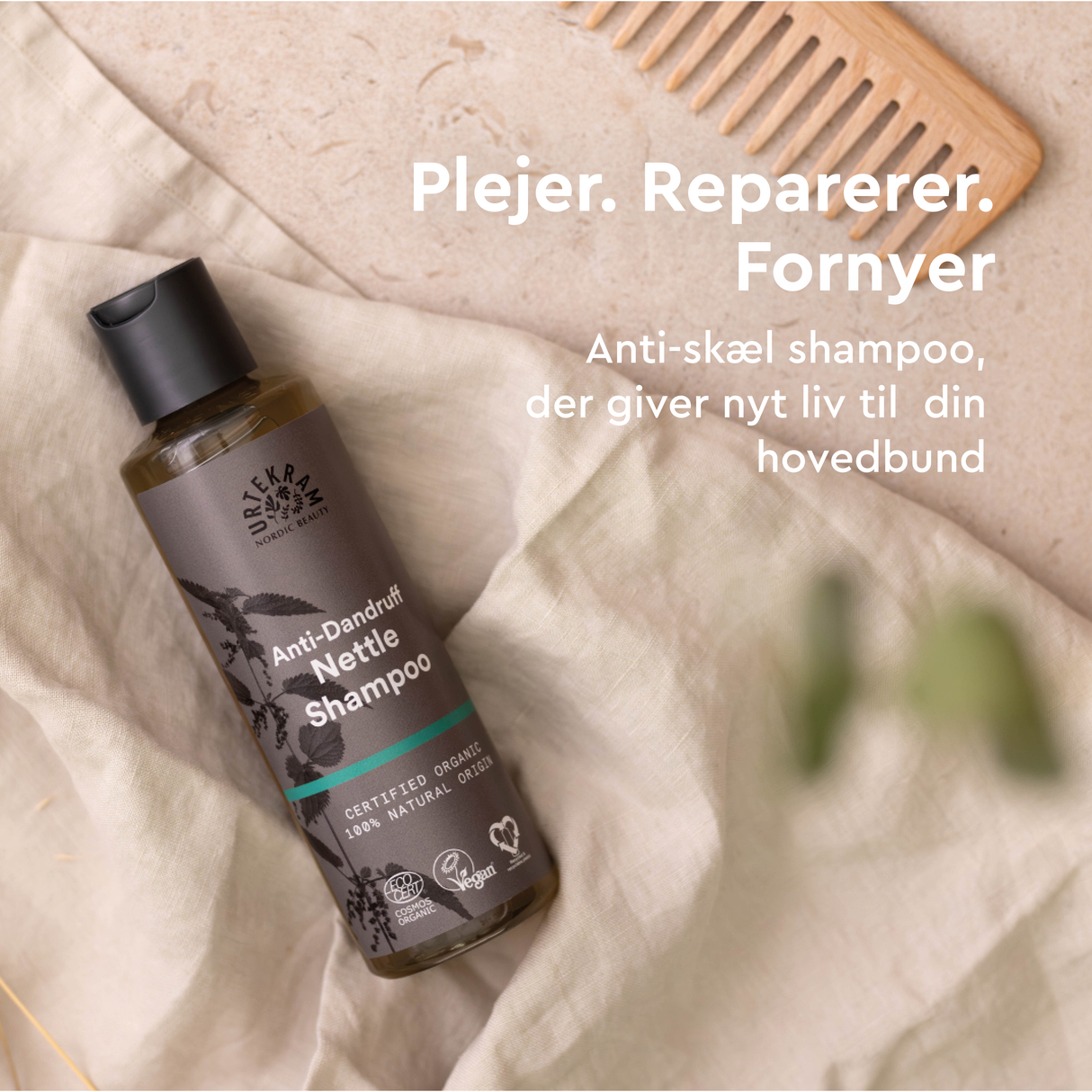 Urtekram Brændenælde Shampoo Mod Skæl | 250 ml fra Urtekram