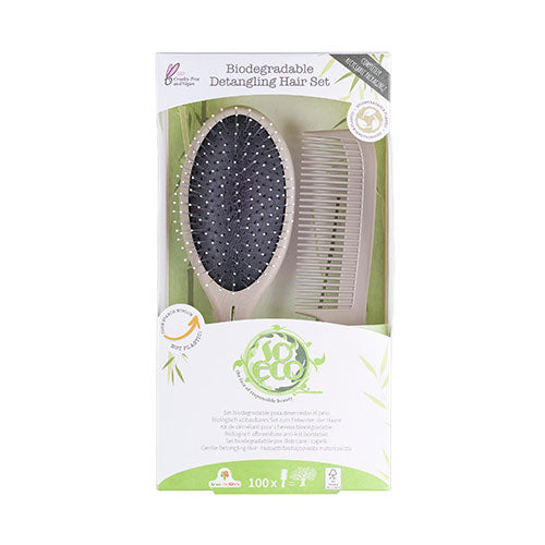 Hårbørste sæt Detangling fra So Eco