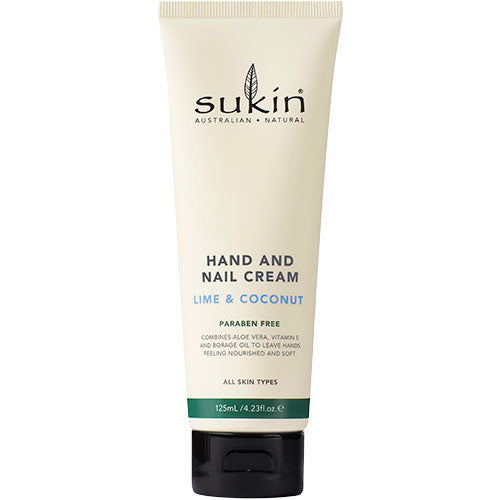 Hand & Nail Cream Lime & Coconut fra Sukin