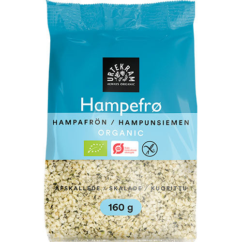 Hampefrø glutenfri Ø fra Urtekram