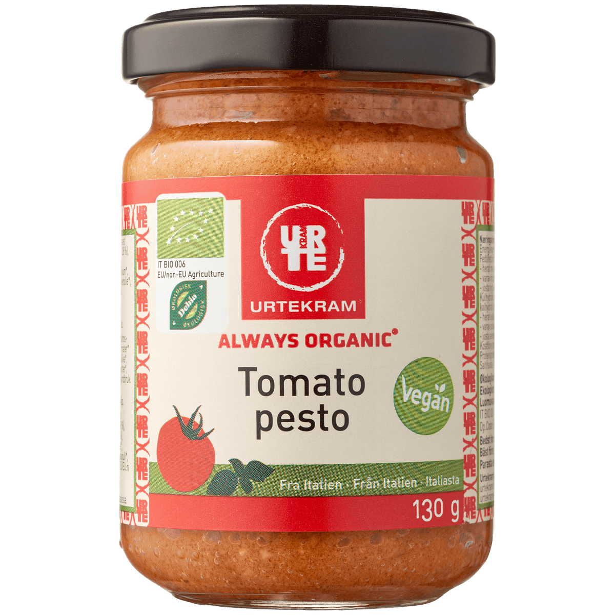 Urtekram Pesto Rød Økologisk | 130 g