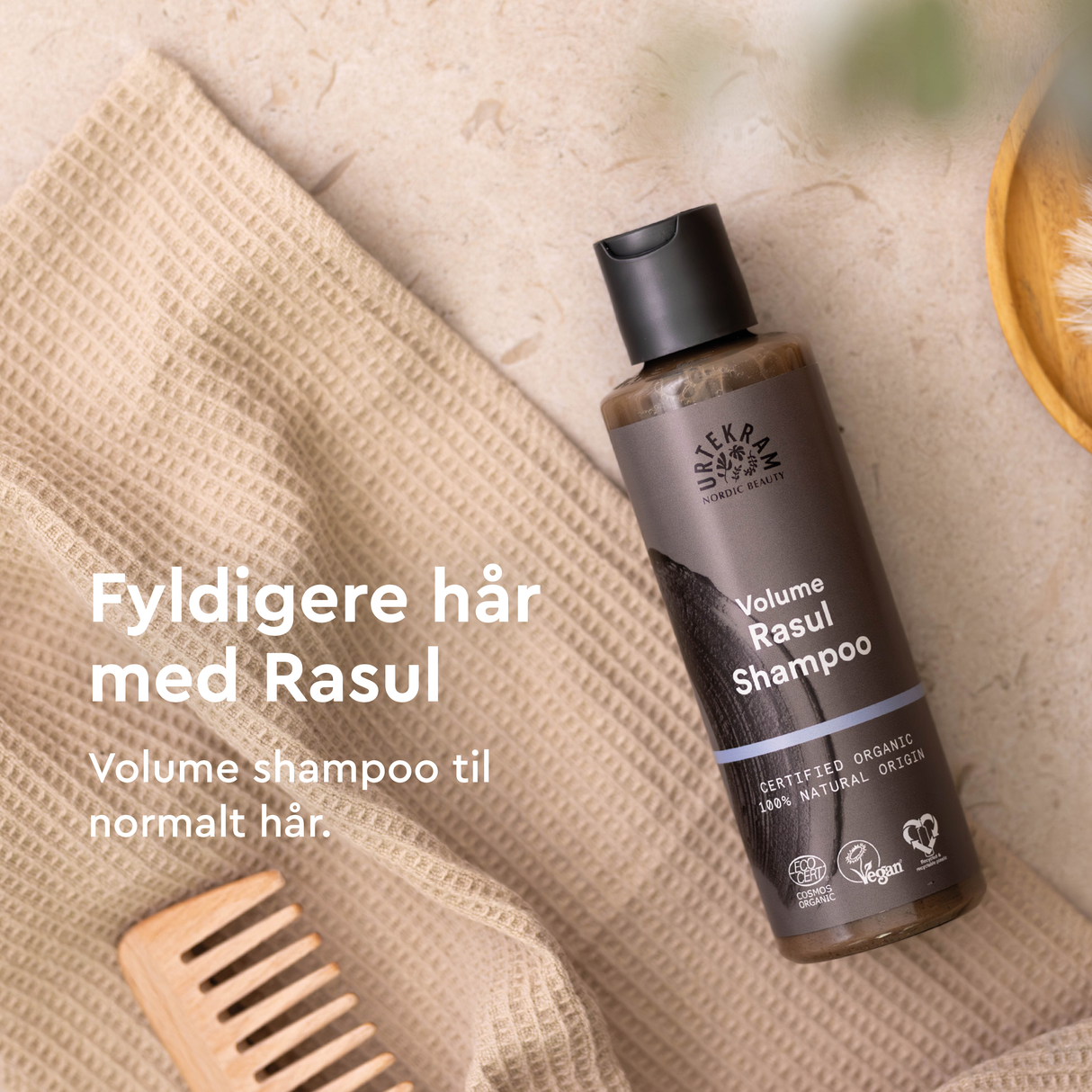 Shampoo Rasul - Volume | 250 ml fra Urtekram