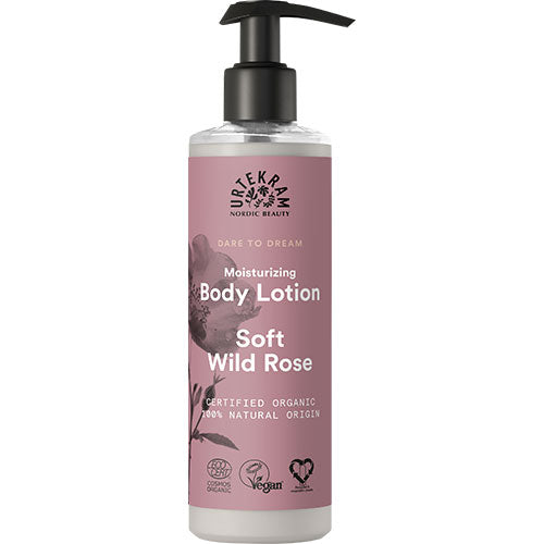 Bodylotion Soft Wild Rose fra Urtekram