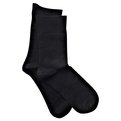 Strømper Bambus Sort str 42-46 fra Bamboo Pro