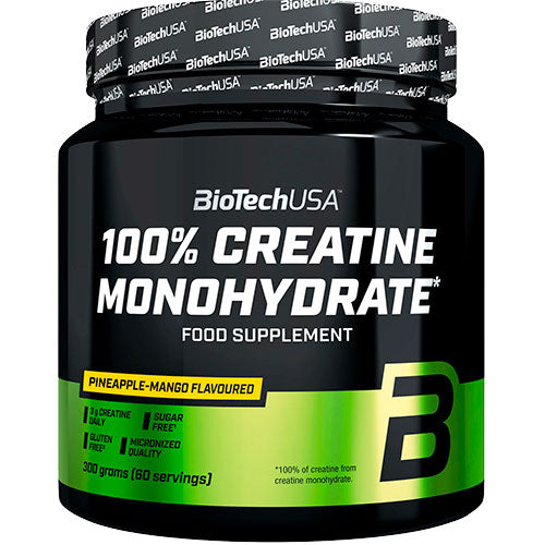 BioTechUSA Creatine Monohydrate 300 g | Pineapple-Mango fra BioTechUSA