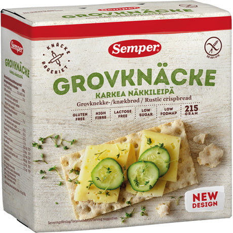 Knækbrød grov glutenfri Semper fra Semper