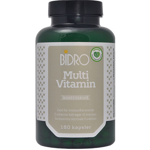 Bidro Multivitamin | 180 kapsler