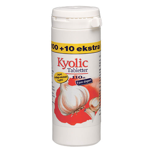 Kyolic 1 om dagen 100+10 tab fra Kyolic