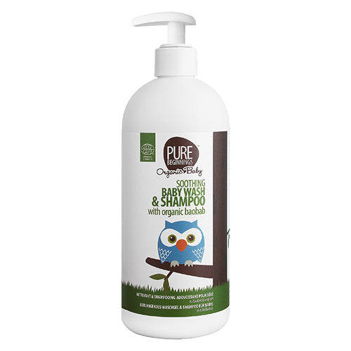 Soothing baby wash & shampoo fra Pure Beginnings