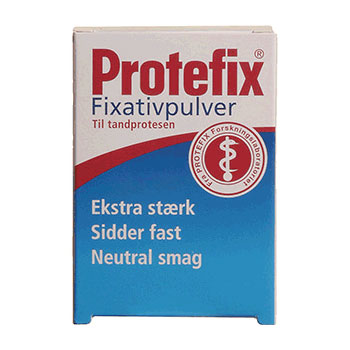 Protefix fixativpulver fra Protefix
