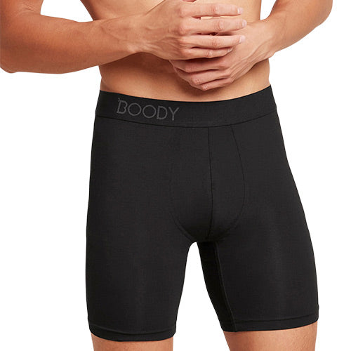 Men´s Everyday Longer Boxers sort str. S fra Boody