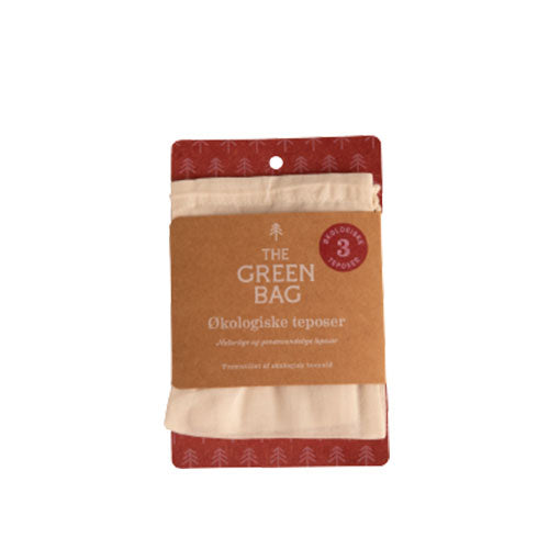 Teposer af økologisk bomuld 3 stk fra The Green Bag