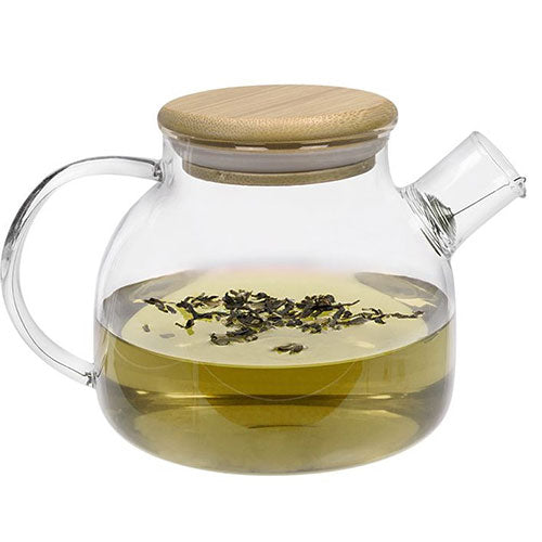 Tekande i glas med bambuslåg 1 l fra Aromandise