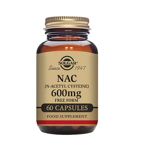 NAC (N-Acetyl Cysteine) 600 mg fra Solgar