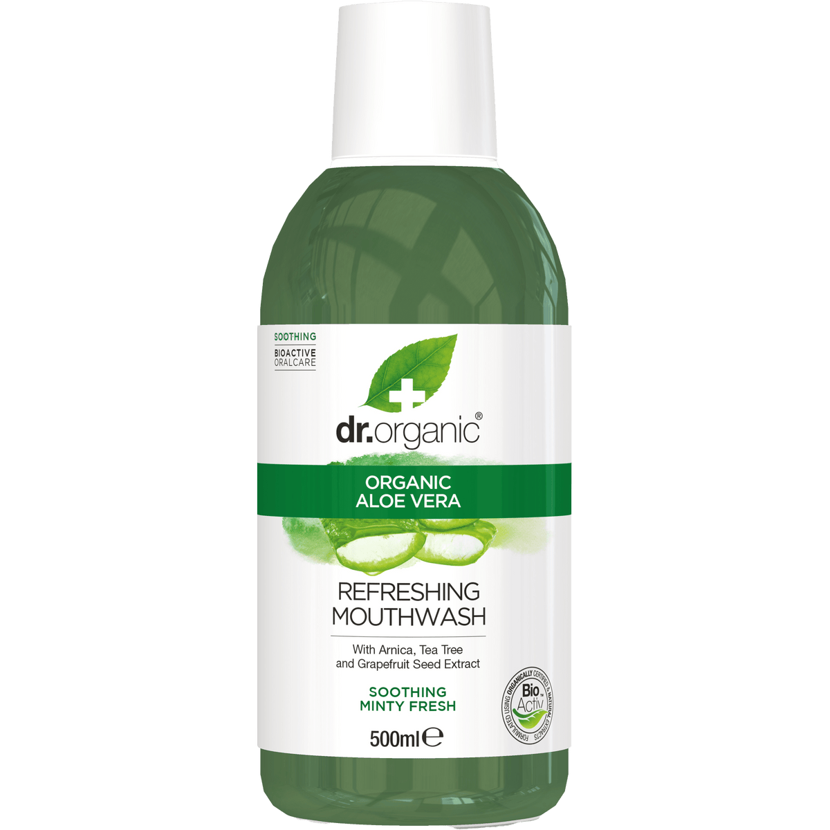 Dr. Organic Mundskyl Aloe Vera | 500 ml fra Dr. Organic