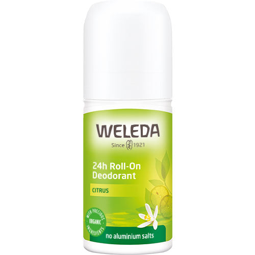 Deodorant 24H Roll On Citrus fra Weleda