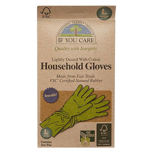 Latexhandsker str. L fra If you care