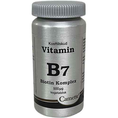 B7 Biotin Komplex med Zink og Agerpadderok fra Camette