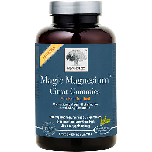 Magic Magnesium Citrat Gummies fra New Nordic