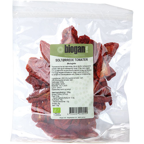 Tomater tørrede Ø fra Biogan
