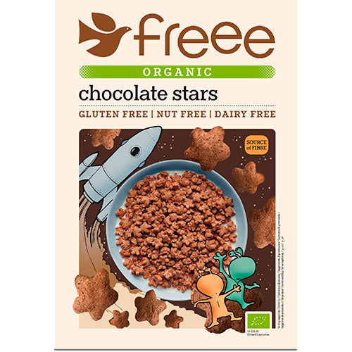 Chocolate Stars m. choko. Ø fra Doves Farm
