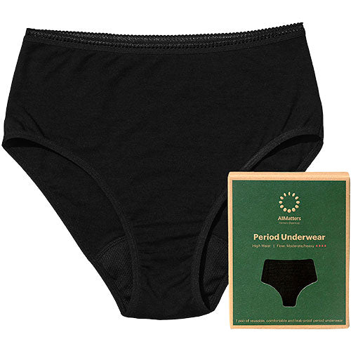 AllMatters High Waist Underwear Moderate/heavy M