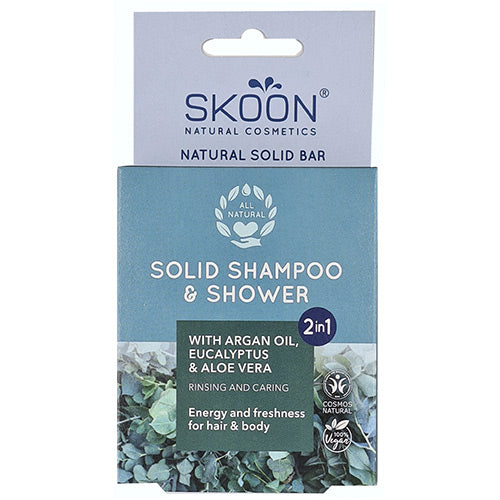 Solid shampoo & Shower bar 2 i 1 fra Skoon