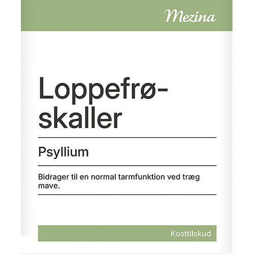 Mezina Loppefrøskaller Psyllium Pulver 450 g fra Mezina