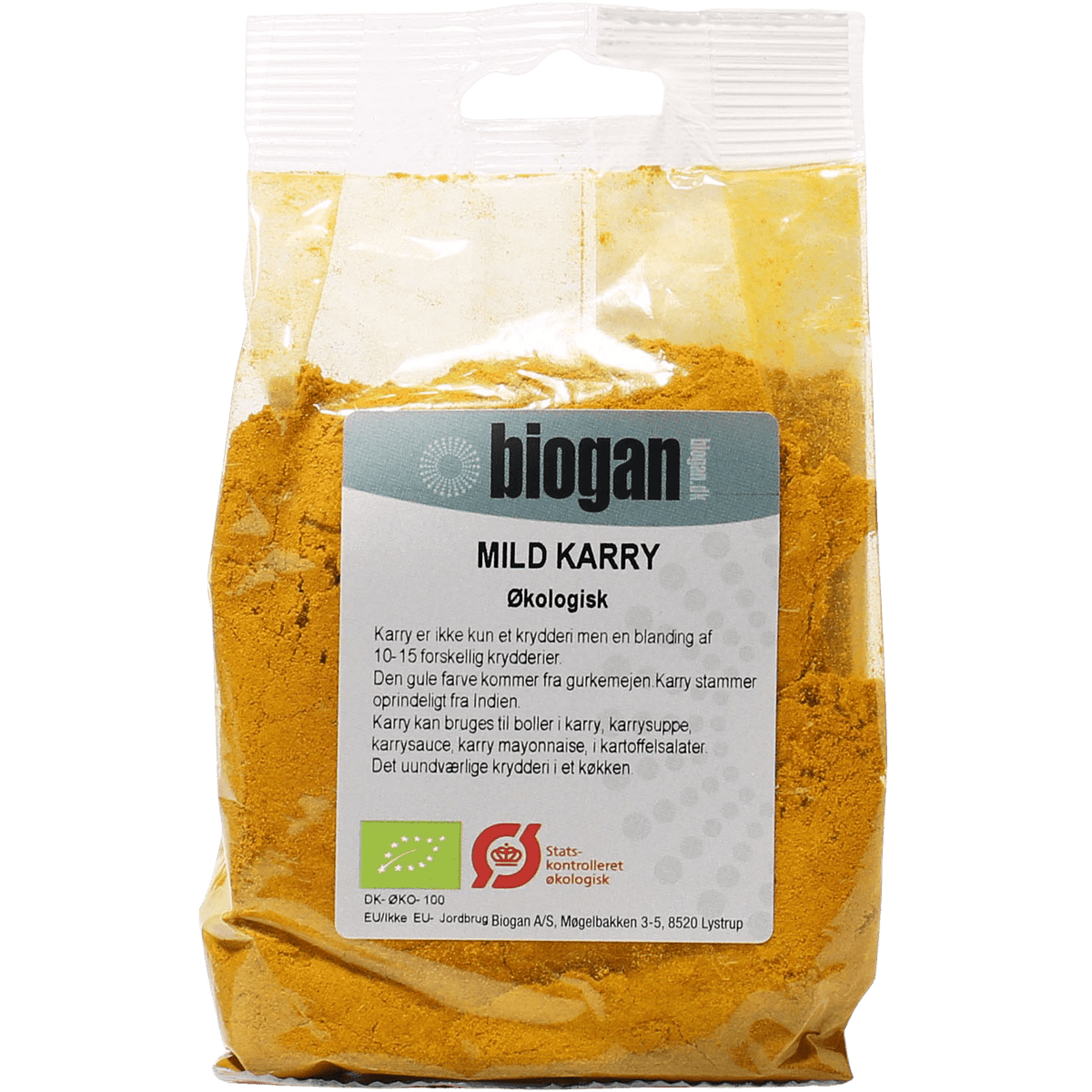 Biogan Økologisk Karry | 100 g