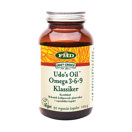 Udo's Choice Oil Omega 3-6-9 kapsler fra Udo´s Choice