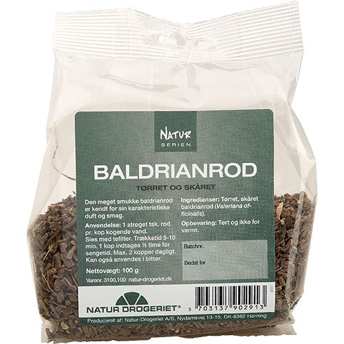 Baldrianrod tørret og skåret fra Natur-Drogeriet