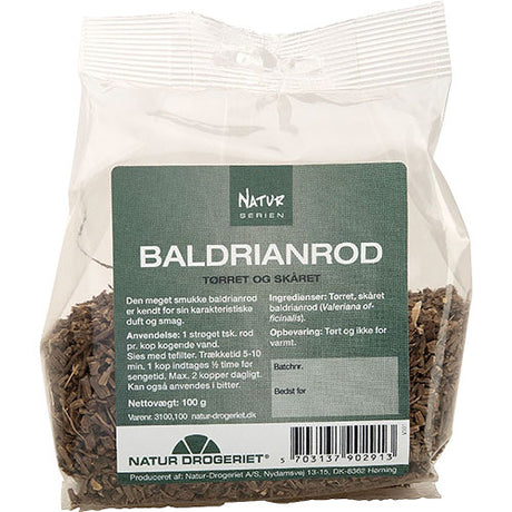 Baldrianrod tørret og skåret fra Natur-Drogeriet