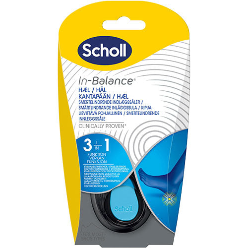 Scholl Med Insoles Heel 3in1 (S) fra Scholl