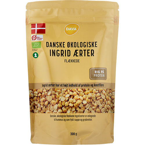 Flækkede Ingrid ærter Ø fra DAVA