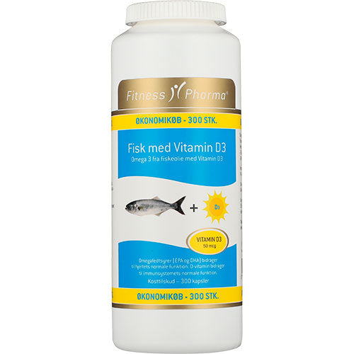 Fisk med Vitamin D3 Fitness Pharma fra Fitness Pharma