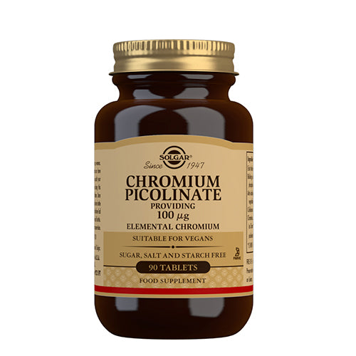 Chrom Picolinat 100 ug fra Solgar