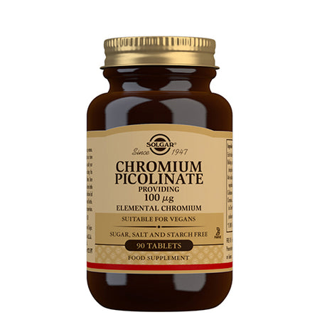 Chrom Picolinat 100 ug fra Solgar