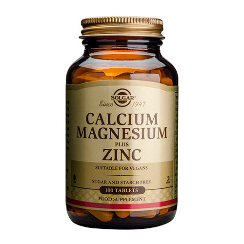 Calcium magnesium +Zink fra Solgar