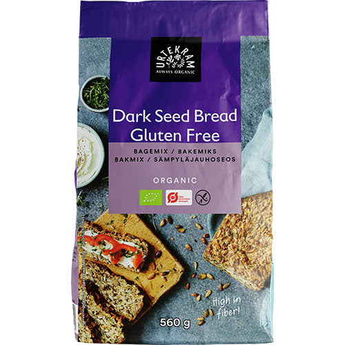 Dark Seed Bread GF - Bagemix Ø fra Urtekram