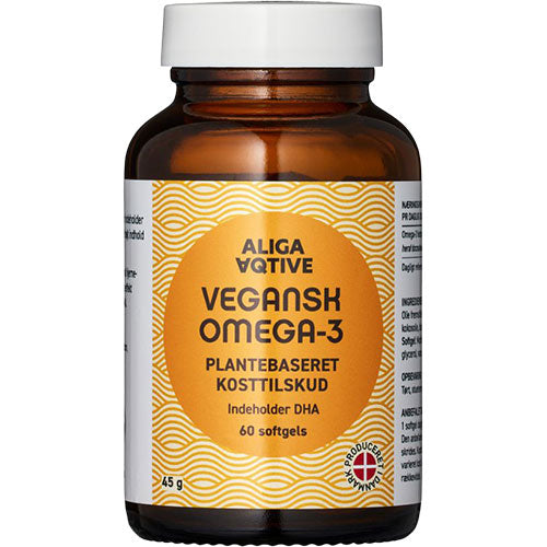 Vegansk Omega-3, softgel kapsler fra ALIGA AQTIVE