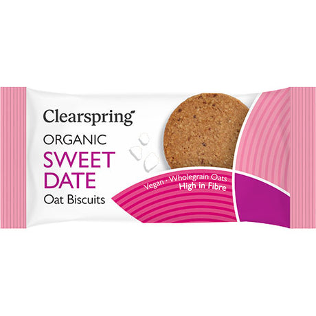 Sweet Date Oat Biscuits Ø fra Clearspring