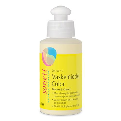 Vaskemiddel color mynte & fra Sonett