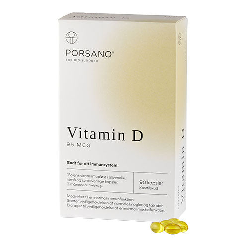 Porsano Vitamin D 95 mcg fra Porsano