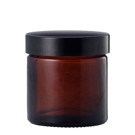 Brun glaskrukke 60 ml fra Urtegaarden
